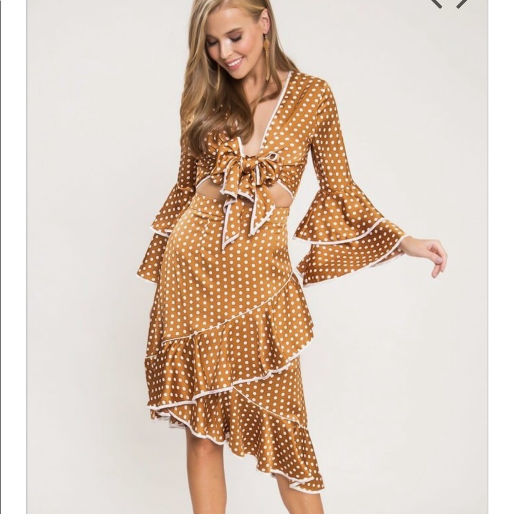 L’Atiste Polka Dot Skirt Set Small